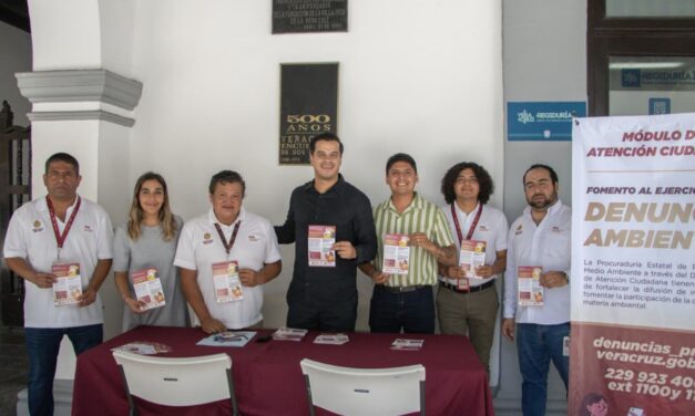 PMA acerca servicios ambientales a la ciudadanía en Veracruz puerto