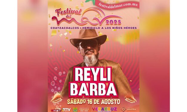 Reyli Barba invita al Festival del Mar en Coatzacoalcos