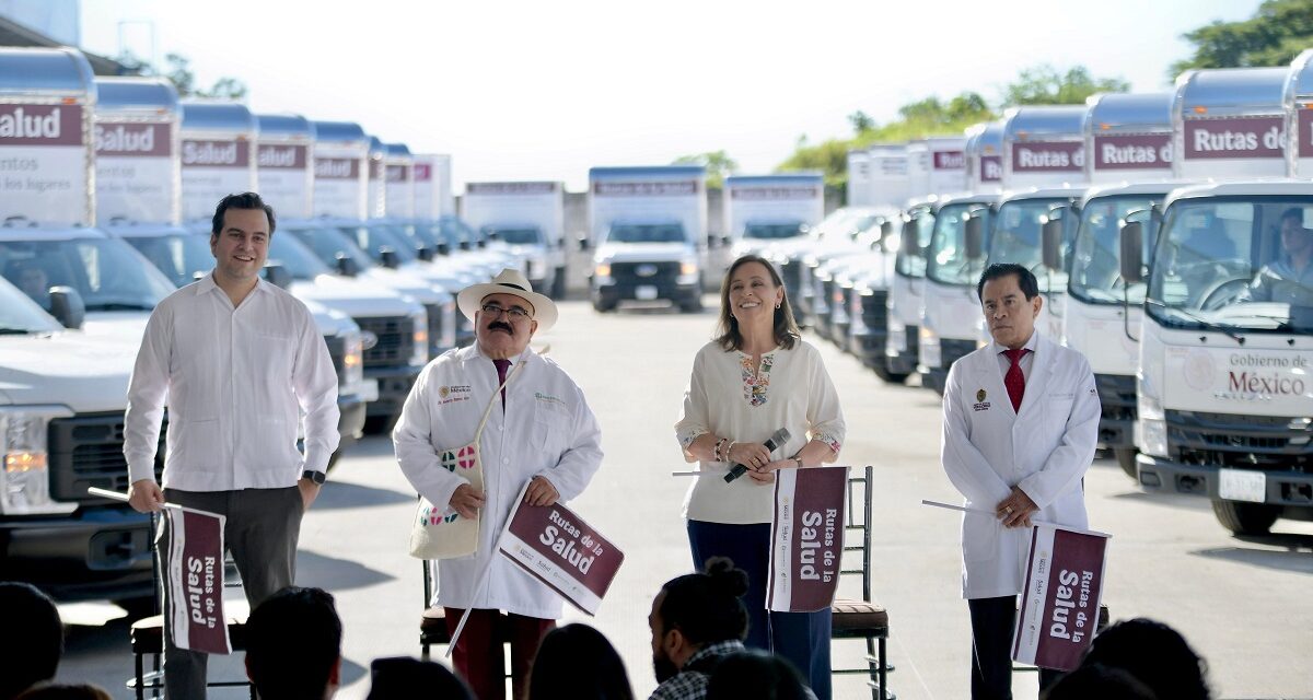 Veracruz distribuye 5 millones de medicamentos con las Camionetitas de la Salud y logra 83 % de cobertura: Rocío Nahle