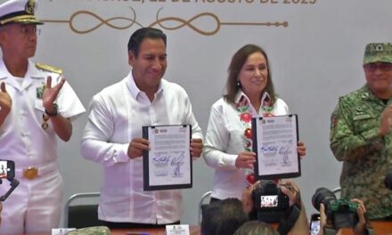 Veracruz y Chiapas firman convenio para reforzar seguridad en ambas entidades