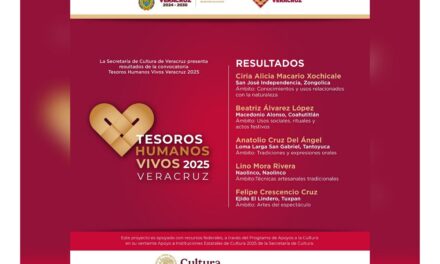 Presenta SECVER los resultados de la convocatoria THV 2025