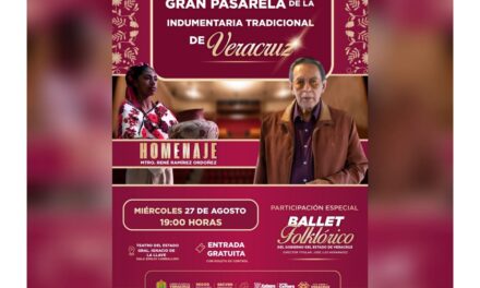 Invita SECVER a pasarela de indumentaria tradicional en el Teatro del Estado