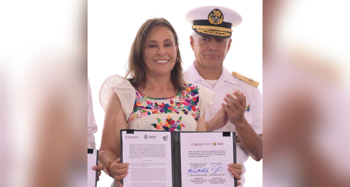 Polo de Desarrollo en Tuxpan, salda deuda histórica con el norte del estado: Rocío Nahle