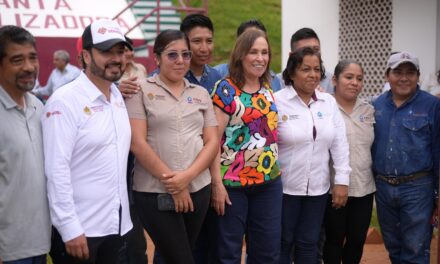 Rocío Nahle garantiza agua de calidad para Sayula de Alemán