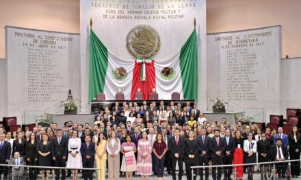 Poder Judicial del Estado de Veracruz participa en la histórica toma de protesta en el Congreso del Estado