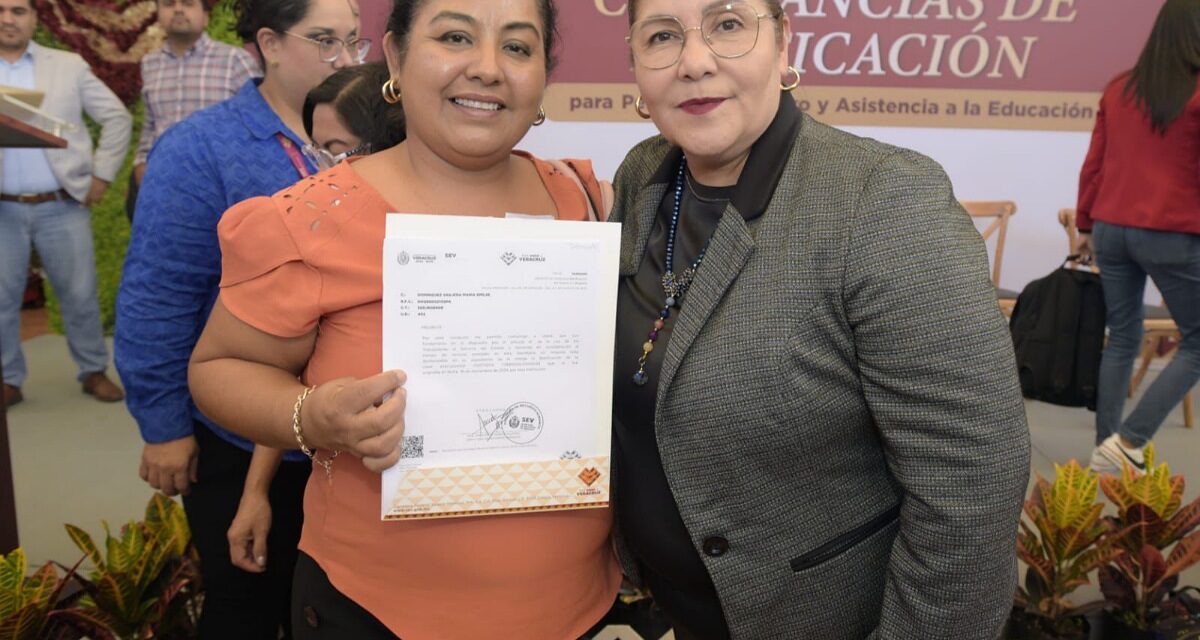 Entrega SEV más de 500 basificaciones a personal de Apoyo y Asistencia a la Educación