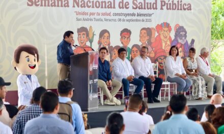 Veracruz impulsa acciones integrales en la Semana Nacional de Salud Pública