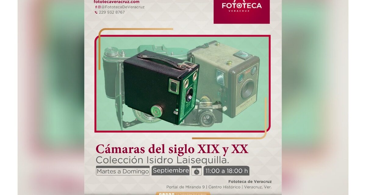 Visita la exposición de cámaras en la Fototeca de Veracruz
