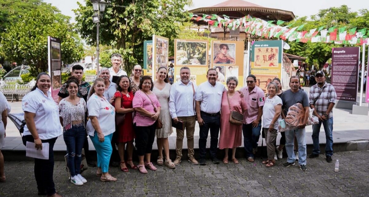 SECVER lleva arte y cultura a Misantla con la Galería Móvil 2025