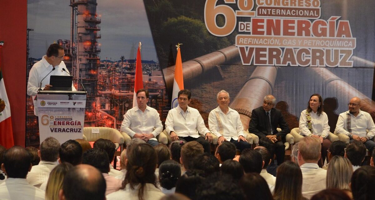 Veracruz, pilar energético de México: Rocío Nahle al inaugurar el 6º Congreso