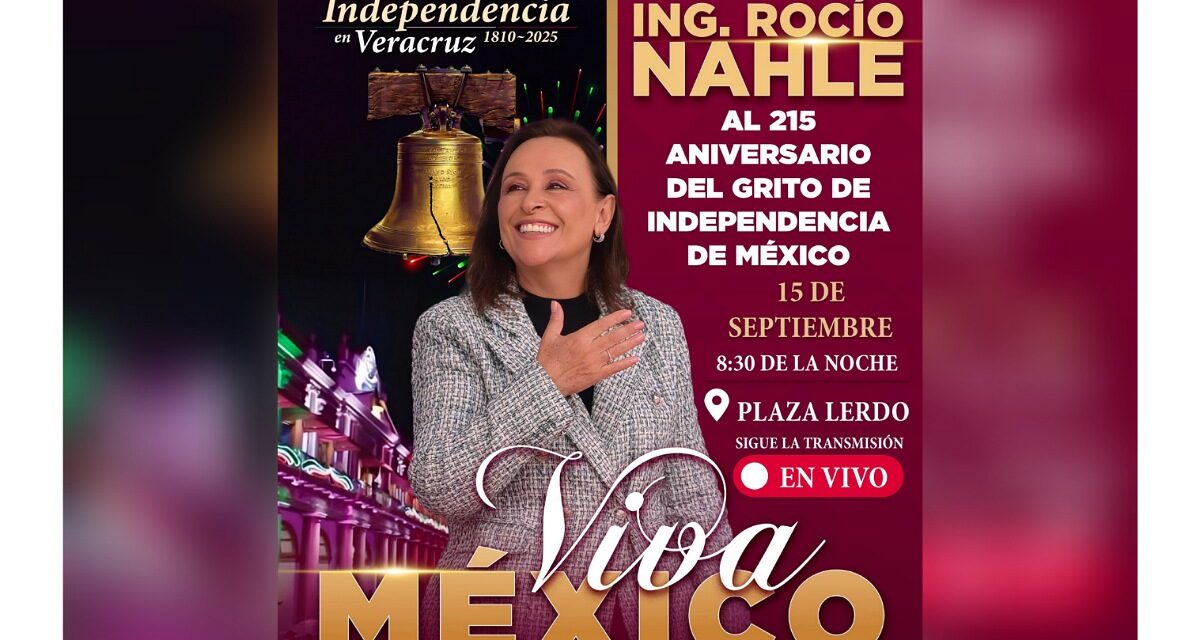 Listo Veracruz para celebrar la gran fiesta mexicana con orgullo, paz y tradición