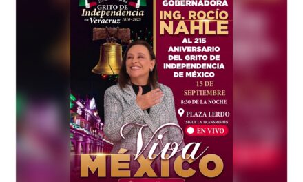 Listo Veracruz para celebrar la gran fiesta mexicana con orgullo, paz y tradición