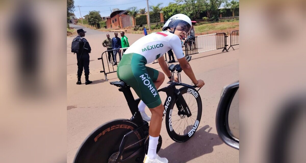 Veracruzano participa en Campeonato Mundial de Ciclismo en Ruanda