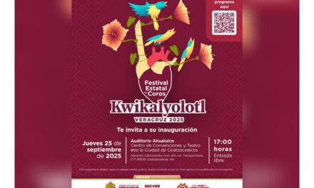 Realizará SECVER primer Festival Estatal de Coros Kwikalyolotl en Coatzacoalcos
