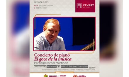 Invita SECVER a concierto de piano en el CEVART