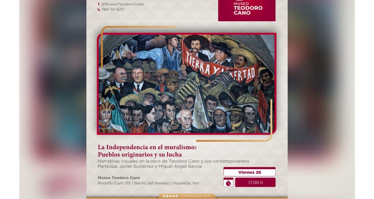 Invita SECVER a charla sobre muralismo en el Museo Teodoro Cano