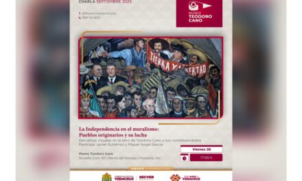 Invita SECVER a charla sobre muralismo en el Museo Teodoro Cano