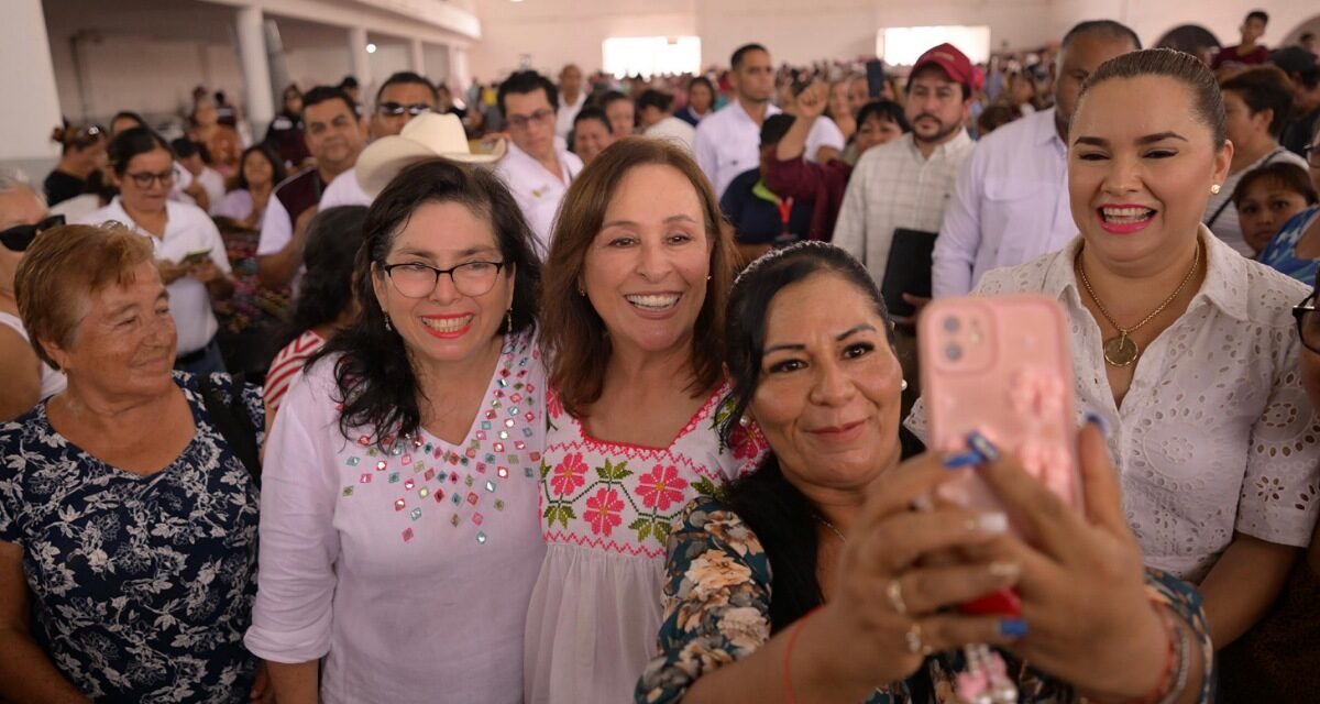 Con la entrega de apoyos, el dinero del pueblo regresa al pueblo: Rocío Nahle