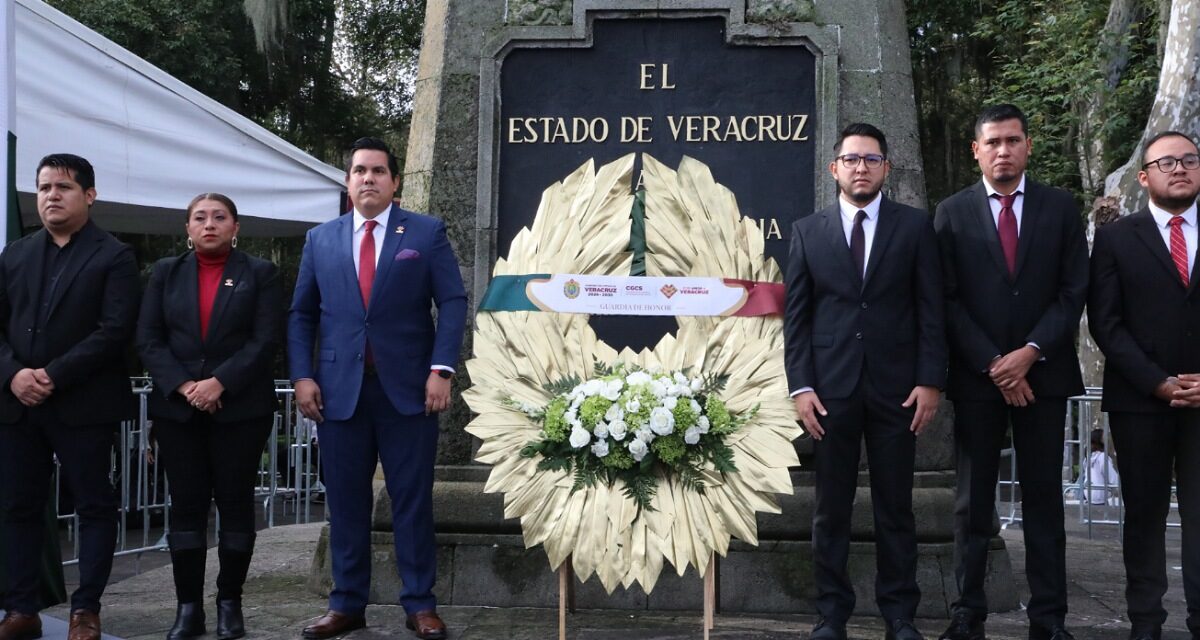 Desde Veracruz se defienden valores nacionales y honrar la historia, desde el gobierno de la primera gobernadora