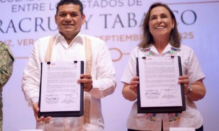 Veracruz y Tabasco firman convenio de seguridad para blindar la frontera sur
