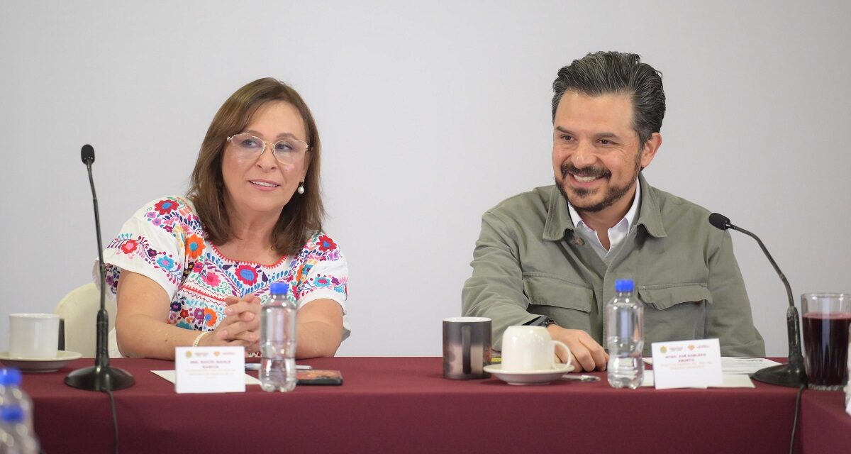 Rocío Nahle y Zoé Robledo coordinan acciones para garantizar atención médica de calidad en Veracruz