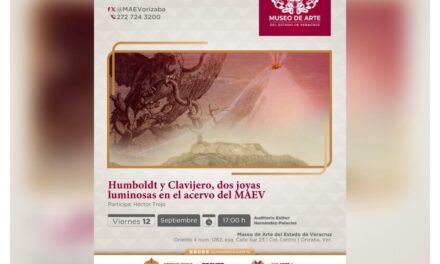 Este viernes, participa en el conversatorio de Humboldt y Clavijero en el MAEV