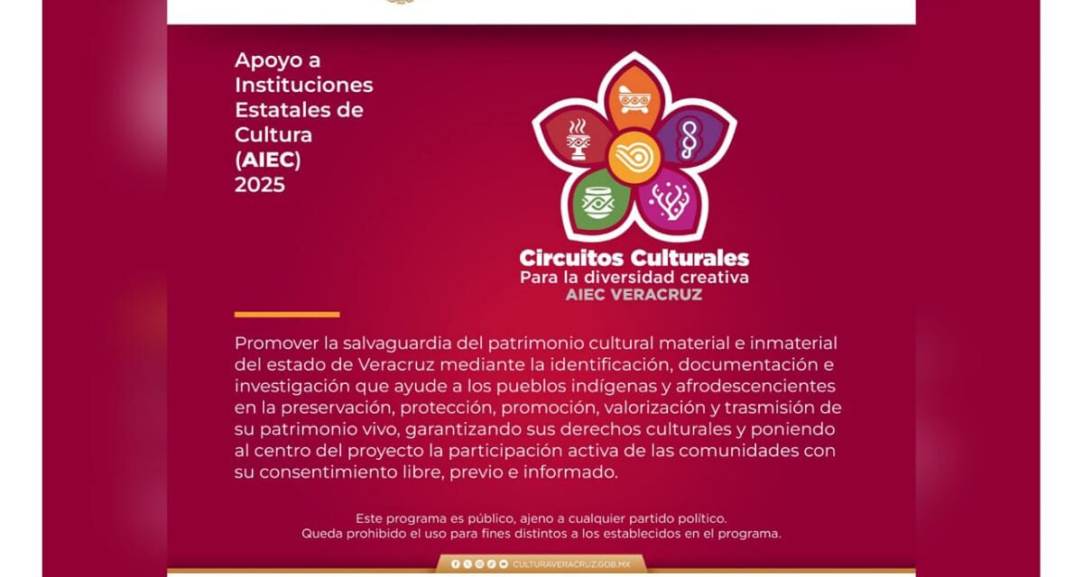 Impulsa SECVER Circuitos culturales para la diversidad creativa