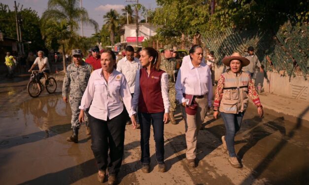 Rocío Nahle y Claudia Sheinbaum coordinan&nbsp;auxilio y ayuda humanitaria&nbsp;en Poza Rica, Álamo y Tempoal