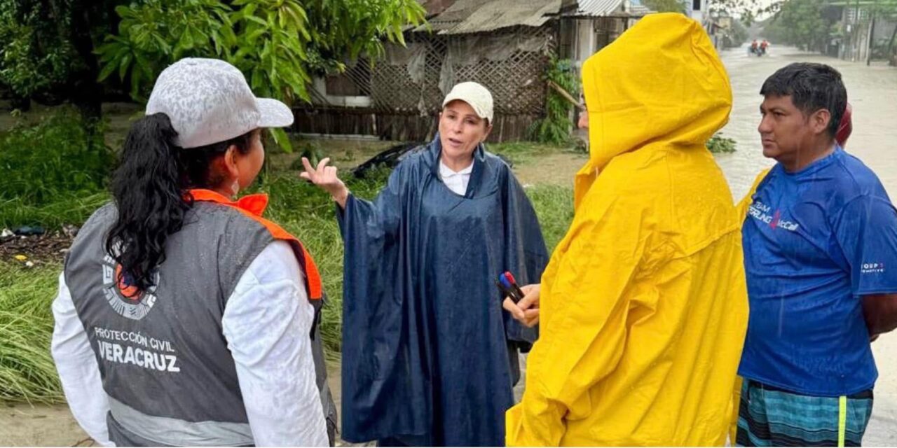 Rocío Nahle atiende afectaciones por lluvias en el norte del estado: una gobernadora de trabajo y cercanía