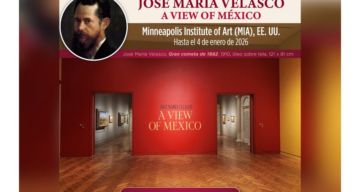 El gran cometa de 1882, obra de José María Velasco y acervo de SECVER, se presenta en Minneapolis