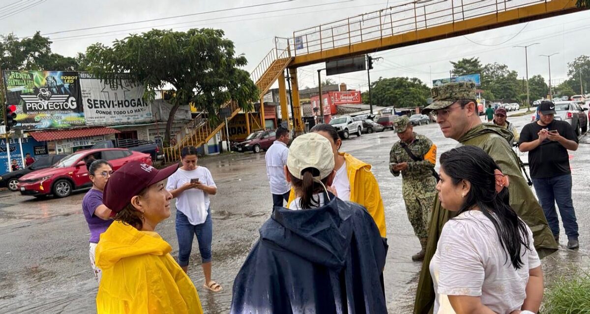 Dejan lluvias 48 municipios afectados, Álamo y Poza Rica los más afectados