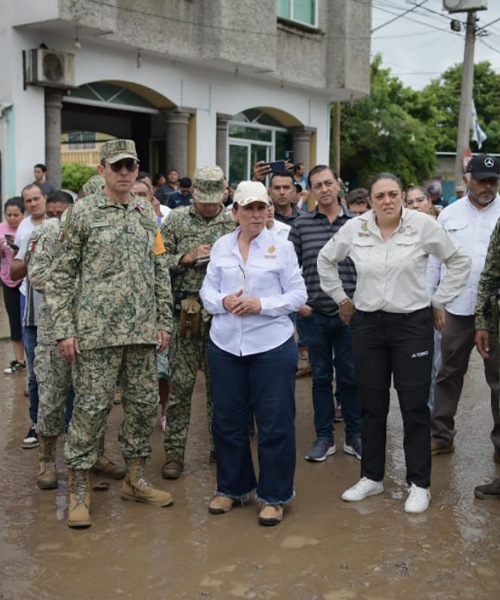 Supervisa Rocío Nahle respuesta interinstitucional ante emergencias por lluvias en Veracruz