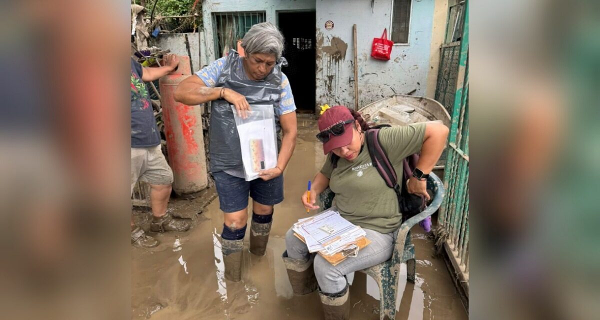 Van 7 mil 658 viviendas censadas por Bienestar en el norte de Veracruz