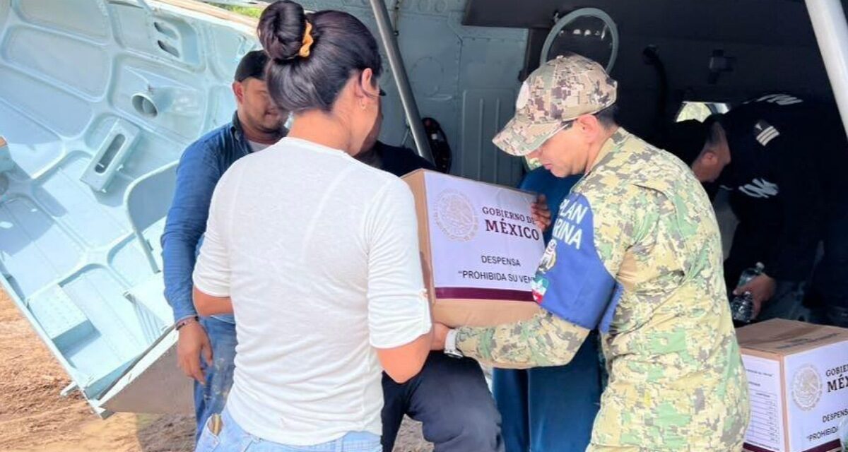 Con más de 96 sobrevuelos se distribuye apoyo a población en la sierra, continúa limpieza en Poza Rica y Álamo