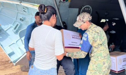 Con más de 96 sobrevuelos se distribuye apoyo a población en la sierra, continúa limpieza en Poza Rica y Álamo