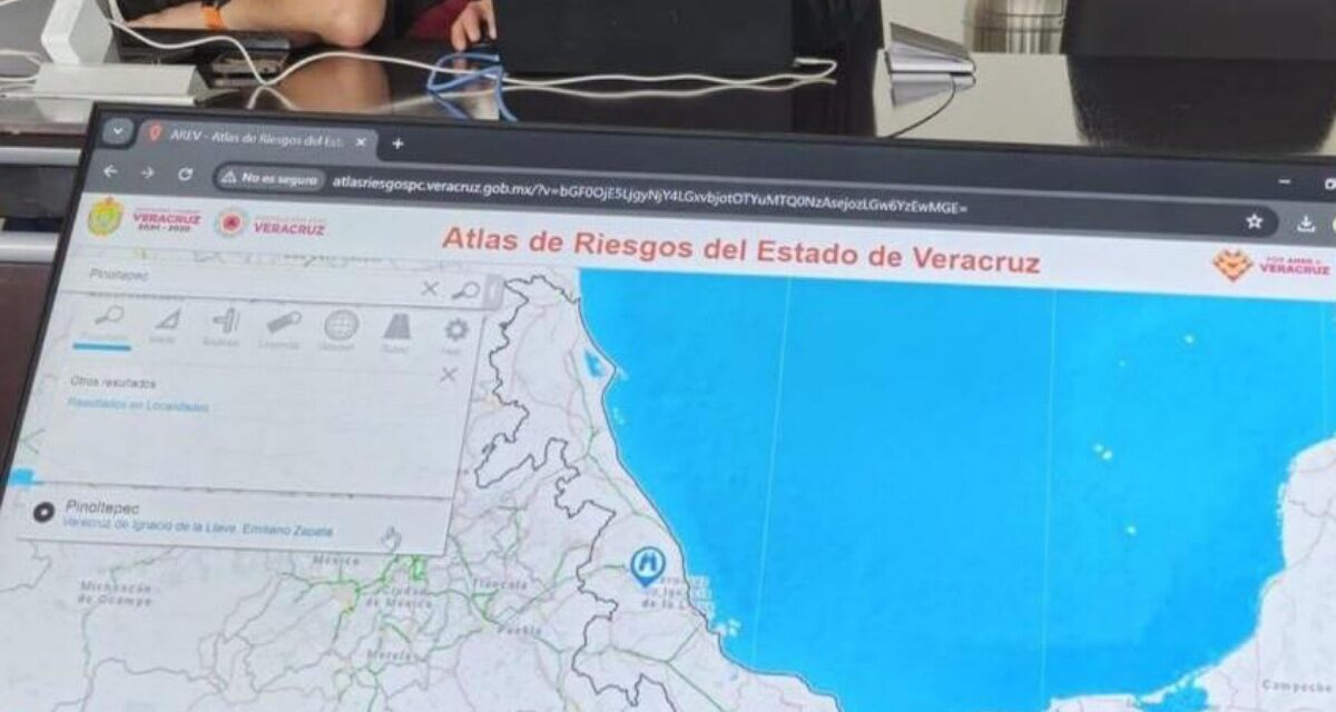 Adelanta gobernadora Rocío Nahle se trabaja en renovación del ‘Atlas de Riesgo’