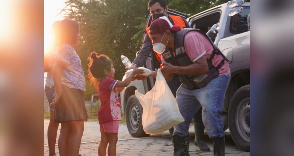 DIF Estatal permanece junto a las familias afectadas en el norte del estado