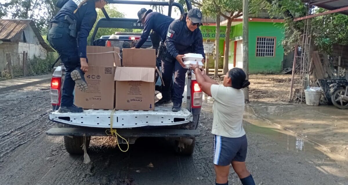 Plan Tajín: más de 24 mil comidas y 11 mil paquetes distribuidos a población damnificada