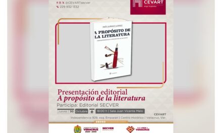 La SECVER invita a disfrutar de las presentaciones de octubre de El Sabor de la Lectura