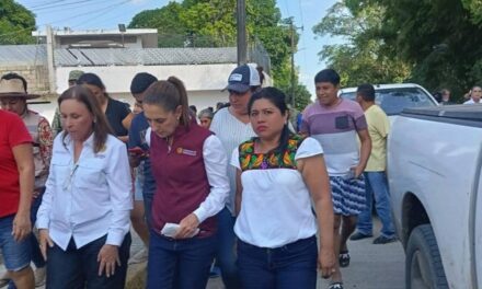 Claudia Sheinbaum realiza gira por zonas afectadas en norte de Veracruz