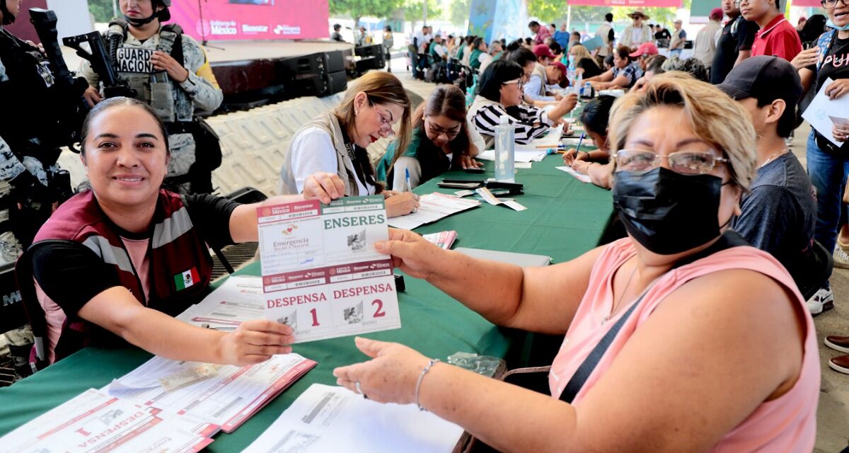 Federación y Veracruz cumplen compromiso y respaldan a damnificados de Poza Rica