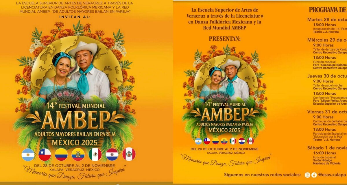 La SECVER invita a disfrutar de las actividades del 14º Festival Mundial AMBEP
