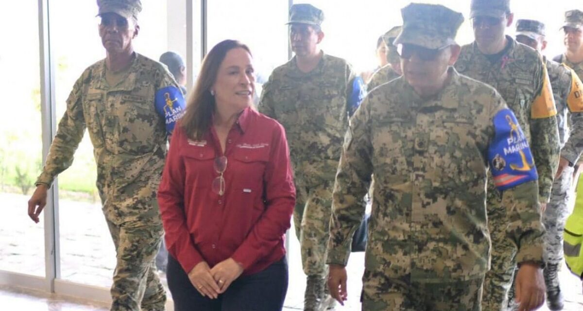 Llega a Poza Rica titular de la SEMAR Raymundo Pedro Morales; se reúne con gobernadora Rocío Nahle