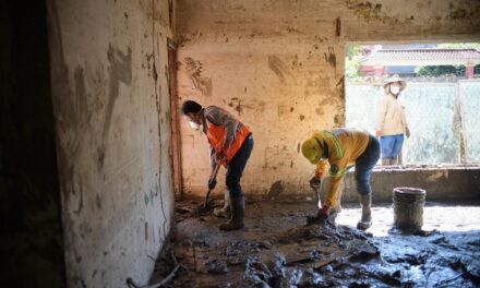 Avanza limpieza y reconstrucción en el norte de Veracruz, lluvias dejaron más 24 mil viviendas afectadas