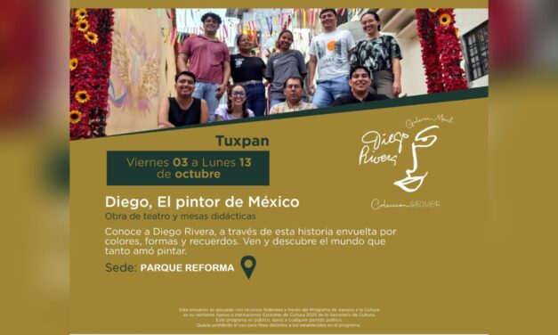 Mañana viernes 3 de octubre gran inauguración de la Galería Abierta Diego Rivera, en el Parque Reforma