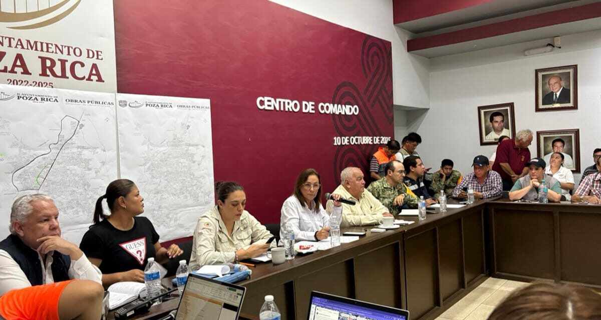 Implementan puente aéreo para apoyar a damnificados, destaca gobernadora Rocío Nahle