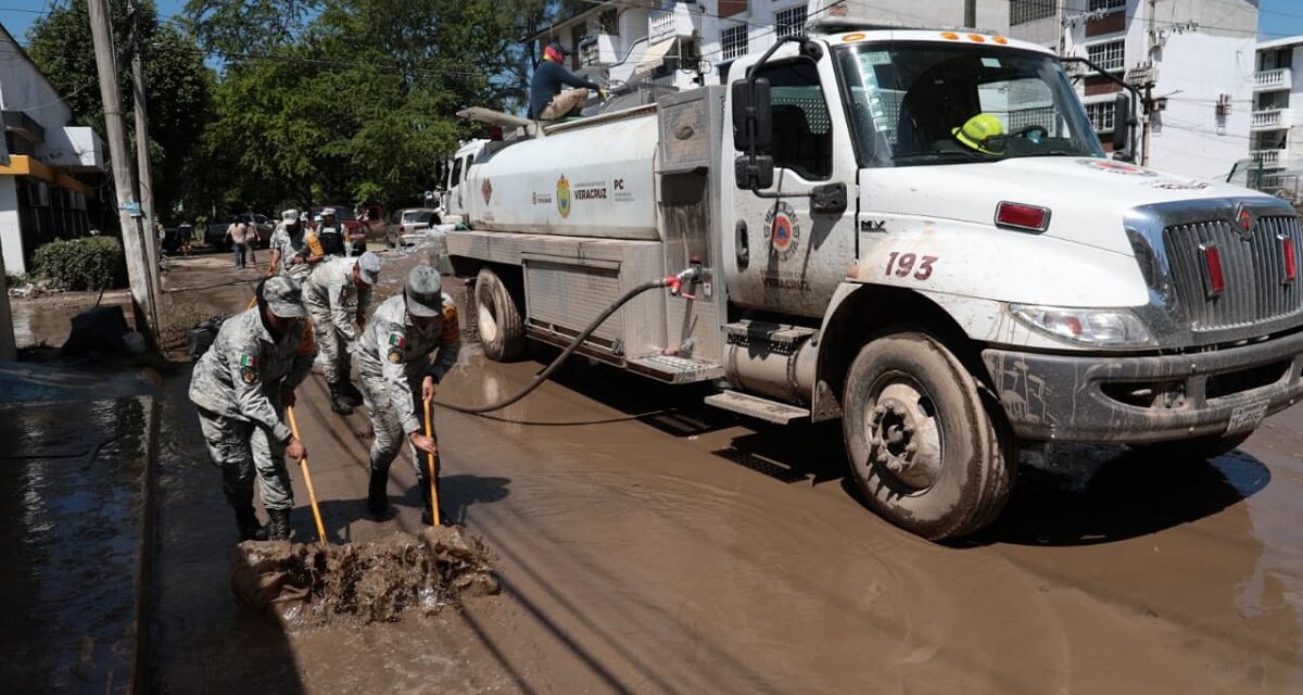 Gobierno Federal informa avances en la rehabilitación de caminos y carreteras en Veracruz