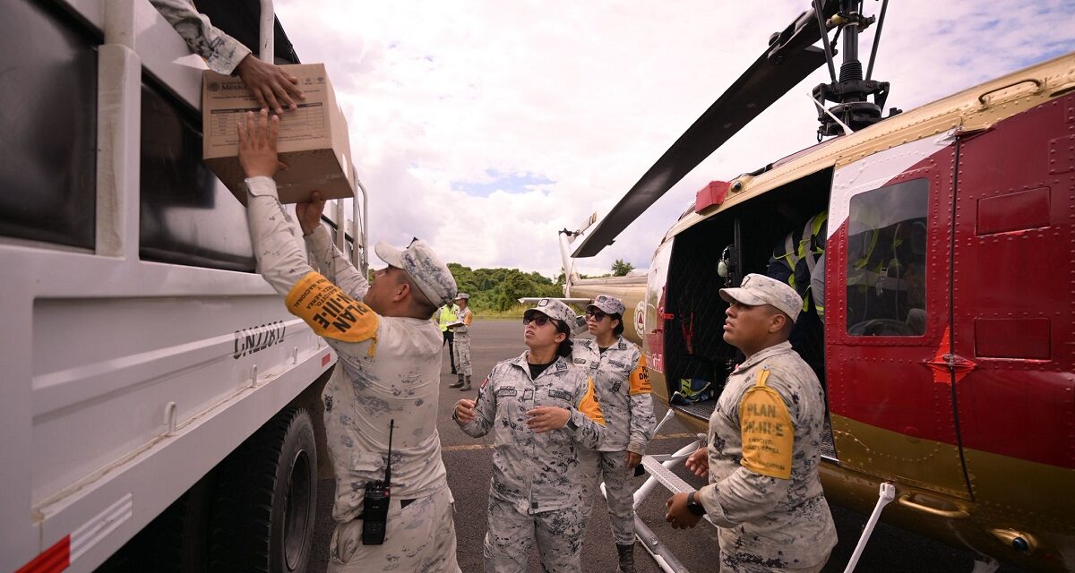 Rocío Nahle reconoce la unión de Veracruz y México en las acciones de auxilio por las lluvias