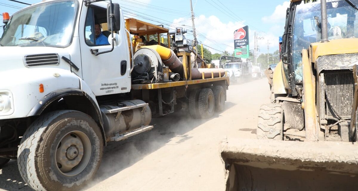 La gobernadora Rocío Nahle informa avances en la atención a la emergencia en la zona norte
