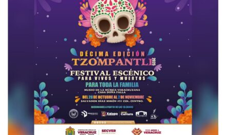 La SECVER invita a la Décima Edición del Festival Escénico Tzompantli en Xalapa